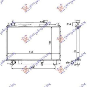 010806330 Suzuki Grand Vitara 1999-2005 | Ψυγείο Νερού