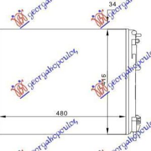 220006325 Dacia Logan-MCV 2008-2012 | Ψυγείο Νερού Βενζίνη/Πετρέλαιο