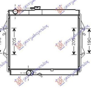 011006310 Toyota Hilux 2WD 1998-2001 | Ψυγείο Νερού