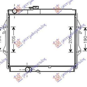 011006315 Toyota Hilux 2WD 1998-2001 | Ψυγείο Νερού