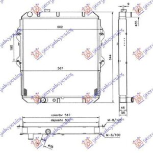 011106300 Toyota Hilux 4WD 1998-2001 | Ψυγείο Νερού