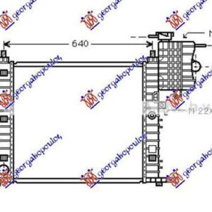 011206305 Mercedes-Benz Vito 1996-2004 | Ψυγείο Νερού Βενζίνη/Πετρέλαιο