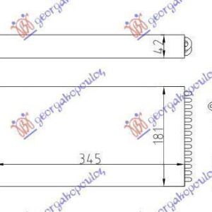 011206500 Mercedes-Benz Vito 1996-2004 | Ψυγείο Καλοριφέρ