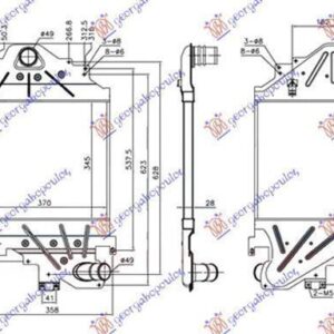 011306210 Renault Clio 2001-2006 | Ψυγείο Intercooler