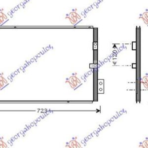 012006400 Toyota Hiace 1997-2006 | Ψυγείο A/C