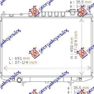 013106310 Nissan Navara 1998-2001 | Ψυγείο Νερού Diesel