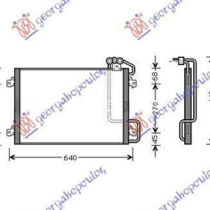 017306400 Renault Megane Hatchback 1999-2002 | Ψυγείο A/C