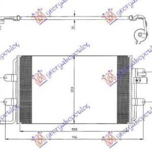 013806400 VW New Beetle 1998-2011 | Ψυγείο A/C