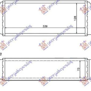 017906200 Ford Fiesta 1999-2002 | Ψυγείο Intercooler