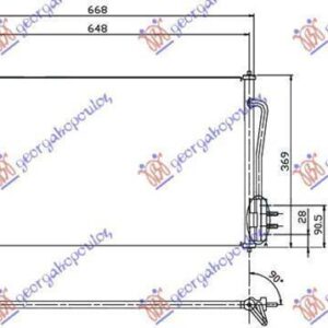 014706400 Ford Focus 1998-2004 | Ψυγείο A/C Βενζίνη/Πετρέλαιο