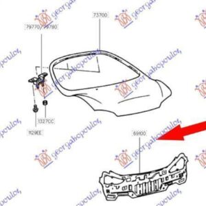 015802070 Hyundai Coupe 1999-2001 | Ποδιά Πίσω