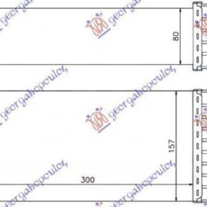 019506200 Citroen C2 2003-2008 | Ψυγείο Intercooler