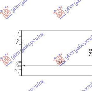 019006500 Citroen C3 2002-2010 | Ψυγείο Καλοριφέρ