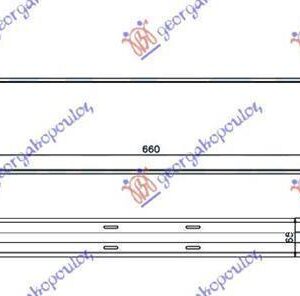 050806230 Ford Mondeo 2007-2011 | Ψυγείο Intercooler