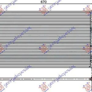 024706400 Ford Focus 2004-2008 | Ψυγείο A/C Βενζίνη/Πετρέλαιο