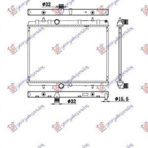 625006315 Peugeot 3008 2009-2013 | Ψυγείο Νερού Βενζίνη/Πετρέλαιο