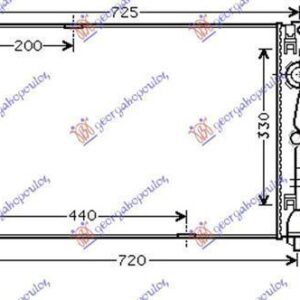 022306350 Mercedes-Benz E-Class 2009-2013 | Ψυγείο Νερού