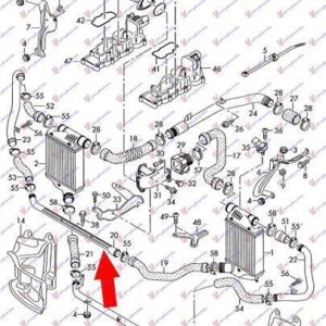 023406210 Audi A6 2004-2008 | Ψυγείο Intercooler