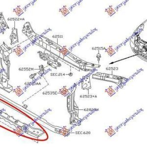 024400500 Nissan Micra 2002-2010 | Τραβέρσα Μετώπης