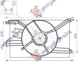 293106445 Fiat Croma Station Wagon 2005-2009 | Βεντιλατέρ