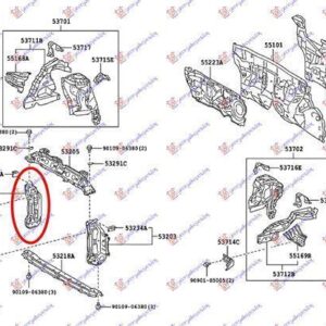 025200476 Toyota Yaris 2005-2011 | Φανοστάτης Εμπρός Δεξιός