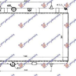 202006335 Citroen C-Elysee 2013-2016 | Ψυγείο Νερού Βενζίνη/Πετρέλαιο