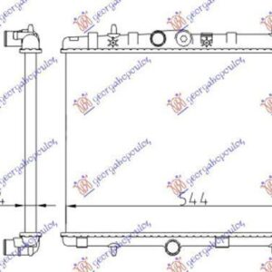 202006345 Citroen C-Elysee 2013-2016 | Ψυγείο Νερού Βενζίνη/Πετρέλαιο