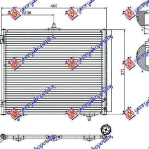 019006410 Citroen C3 2002-2010 | Ψυγείο A/C