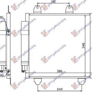 027806400 Peugeot 107 2006-2012 | Ψυγείο A/C