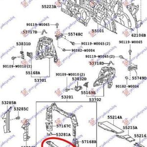200000500 Citroen C1 2012-2014 | Τραβέρσα Ψυγείου