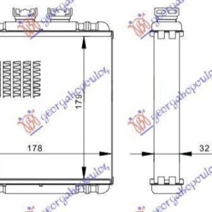 030606500 Audi A2 2000-2005 | Ψυγείο Καλοριφέρ