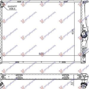 150006310 BMW X1 2009-2013 | Ψυγείο Νερού Βενζίνη