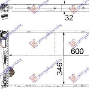 154206325 BMW 3 Series Coupe/Cabrio 2011-2013 | Ψυγείο Νερού