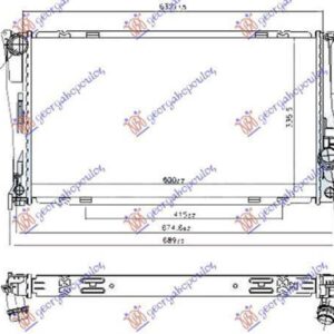 031706330 BMW 3 Series Sedan/Touring 2005-2008 | Ψυγείο Νερού