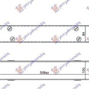 031706200 BMW 3 Series Sedan/Touring 2005-2008 | Ψυγείο Intercooler