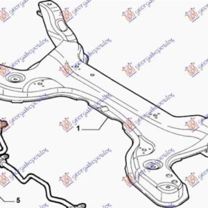 036800910 Fiat Punto 1999-2003 | Γέφυρα Μηχανής