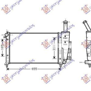 036806320 Fiat Punto 1999-2003 | Ψυγείο Νερού