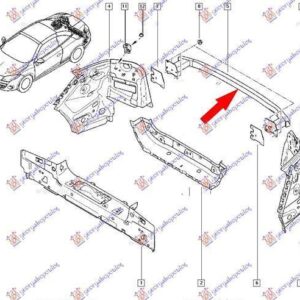 038603850 Renault Megane Coupe 2008-2014 | Τραβέρσα Προφυλακτήρα Πίσω