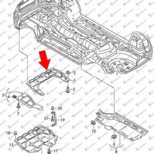 749000840 Skoda Roomster 2010-2015 | Ποδιά Μηχανής