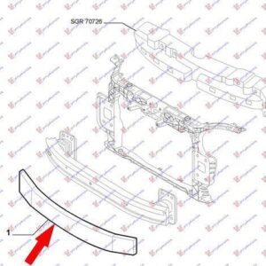 290004900 Fiat Punto Evo 2009-2012 | Αντιθορυβικό Προφυλακτήρα Εμπρός