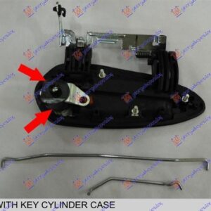 301007852 Fiat Linea 2013-2015 | Χερούλι Πόρτας Εξωτερικό Αριστερό