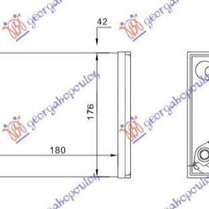 039406500 Fiat Panda 1986-2003 | Ψυγείο Καλοριφέρ