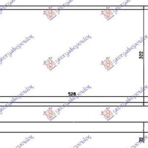 062706300 VW Jetta 1979-1983 | Ψυγείο Νερού Βενζίνη/Πετρέλαιο