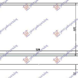 062506365 VW Golf 1977-1983 | Ψυγείο Νερού Βενζίνη/Πετρέλαιο