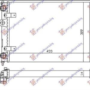 041306315 Seat Ibiza 1995-1997 | Ψυγείο Νερού