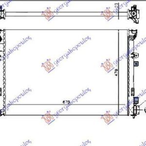 026206320 Fiat Scudo 1995-2004 | Ψυγείο Νερού