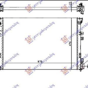 027906330 Fiat Scudo 2004-2007 | Ψυγείο Νερού