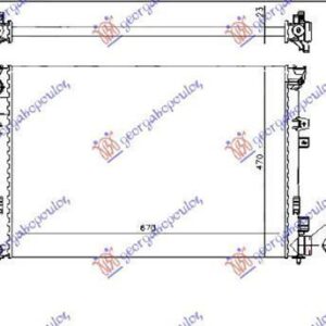 027906335 Fiat Scudo 2004-2007 | Ψυγείο Νερού