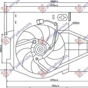 024806440 Citroen Jumpy 1995-2003 | Βεντιλατέρ