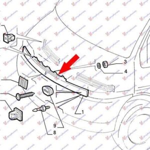 042504540 Fiat Ducato 1994-2002 | Ποδιά Μεταλλική